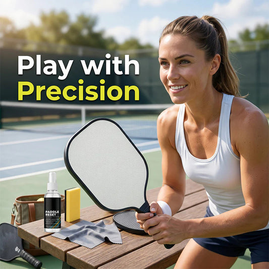 🏓 Hordozható Pickleball-ütő tisztító készlet – ✨Kímélő ütőtisztító spray szivaccsal és törlőkendővel | PICKLECARE 🎾🛡️