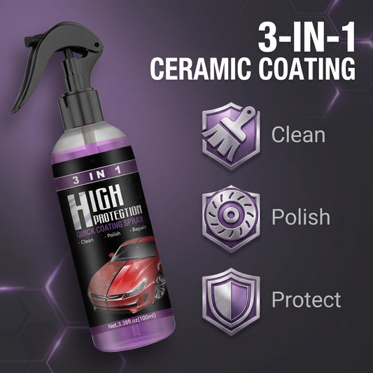 3 az 1-ben nanó autókarosszéria védőspray | CARCOAT