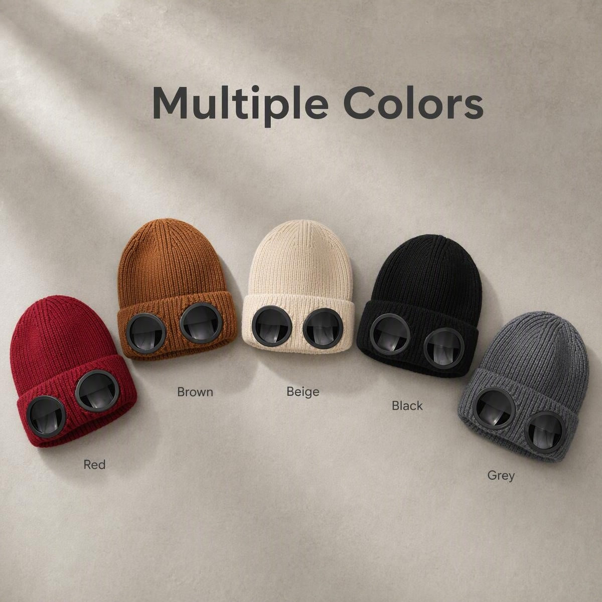 Kötött sapka szemüveggel | BEANIE HAT