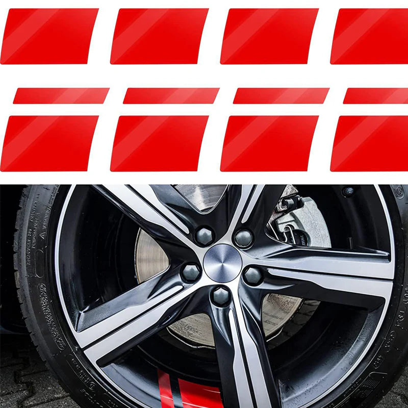 🚗✨ Autókerék-visszatükröző szalagok – Éjszakai fényvisszaverés · Egyedi díszítés · Biztonsági figyelmeztetés | Elengedhetetlen kiegészítő a kerékdíszítéshez