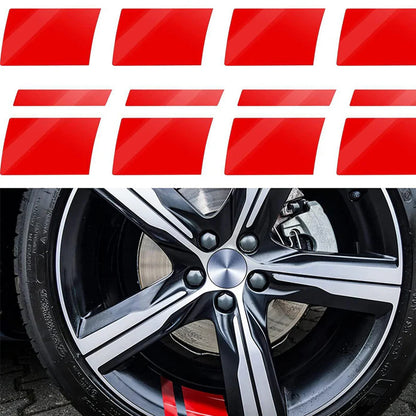 🚗✨ Autókerék-visszatükröző szalagok – Éjszakai fényvisszaverés · Egyedi díszítés · Biztonsági figyelmeztetés | Elengedhetetlen kiegészítő a kerékdíszítéshez