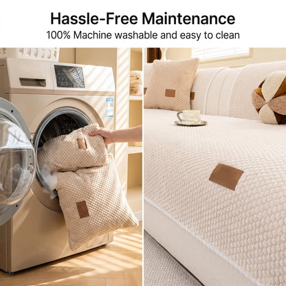 🛋️ Vastagított, csúszásgátló kanapéhuzat – Teljes körű, rugalmas védelem, csúszásgátló és elmozdulásmentes, négy évszakra alkalmas, utánvéttel