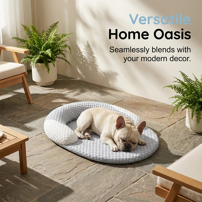 🐶😻 Kifejezetten kutyák és macskák számára tervezett, lélegző, hűtő hatású alvómatrac – kényelmes, bőrbarát és hűtő hatású