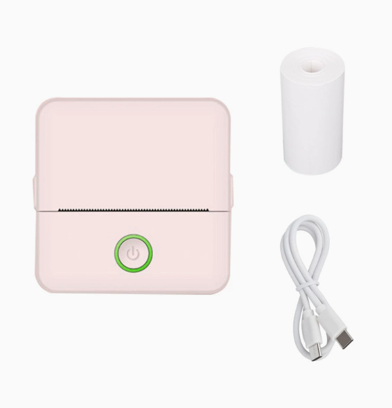 🖨️ Mini hordozható nyomtató – Bluetooth-kapcsolattal azonnal nyomtatható, nincs szükség tintapatronra/szalagra, könnyű és hordozható, tanuláshoz, irodai munkához és fényképnyomtatáshoz egyaránt alkalmas, utánvéttel fizethető
