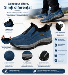 🎁Ultima zi pentru a profita de reducerea de 50%! Nu rata ocazia! ⏰ Ameliorează durerile de picioare și fasciita plantară: încălțăminte ortopedică impermeabilă și antiderapantă.