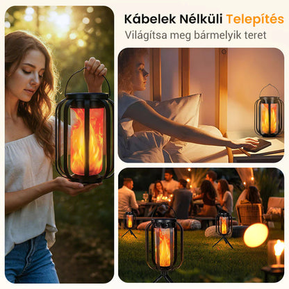 🌞Nyári akció 🔥4 üzemmóddal rendelkező kültéri napelemes zseblámpa
