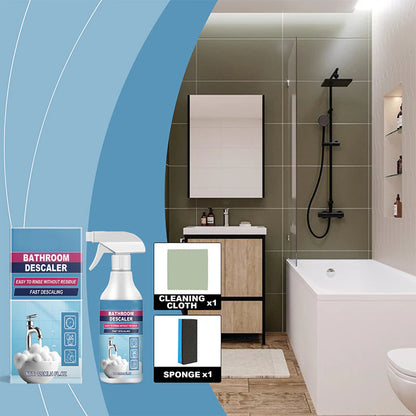 🚿 All-in-One fürdőszoba tisztító spray – makacs koszra | Vízkőoldó, penészgátló, antibakteriális – Gyors hatás 🧼✨