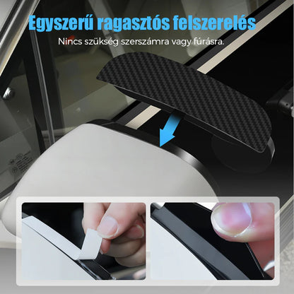🚗 Állítható, holttérfigyelő autó-tükör beépített ablaktörlővel, amely biztosítja a vezetés biztonságát