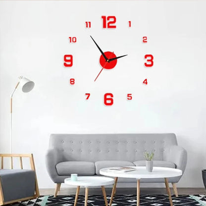 🕐✨3D-s világító akril falióra DIY-készlet