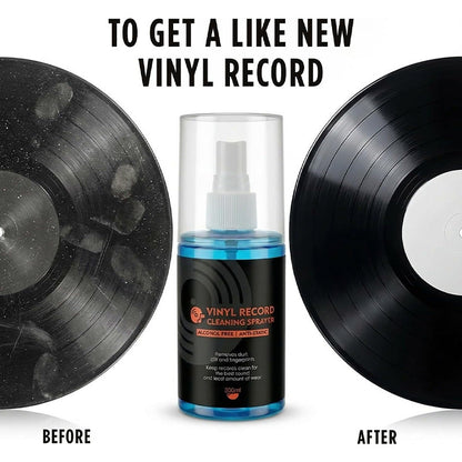 🎵 Kettőt az áráért 💥✨ Antistatikus tisztító spray vinylemezekhez