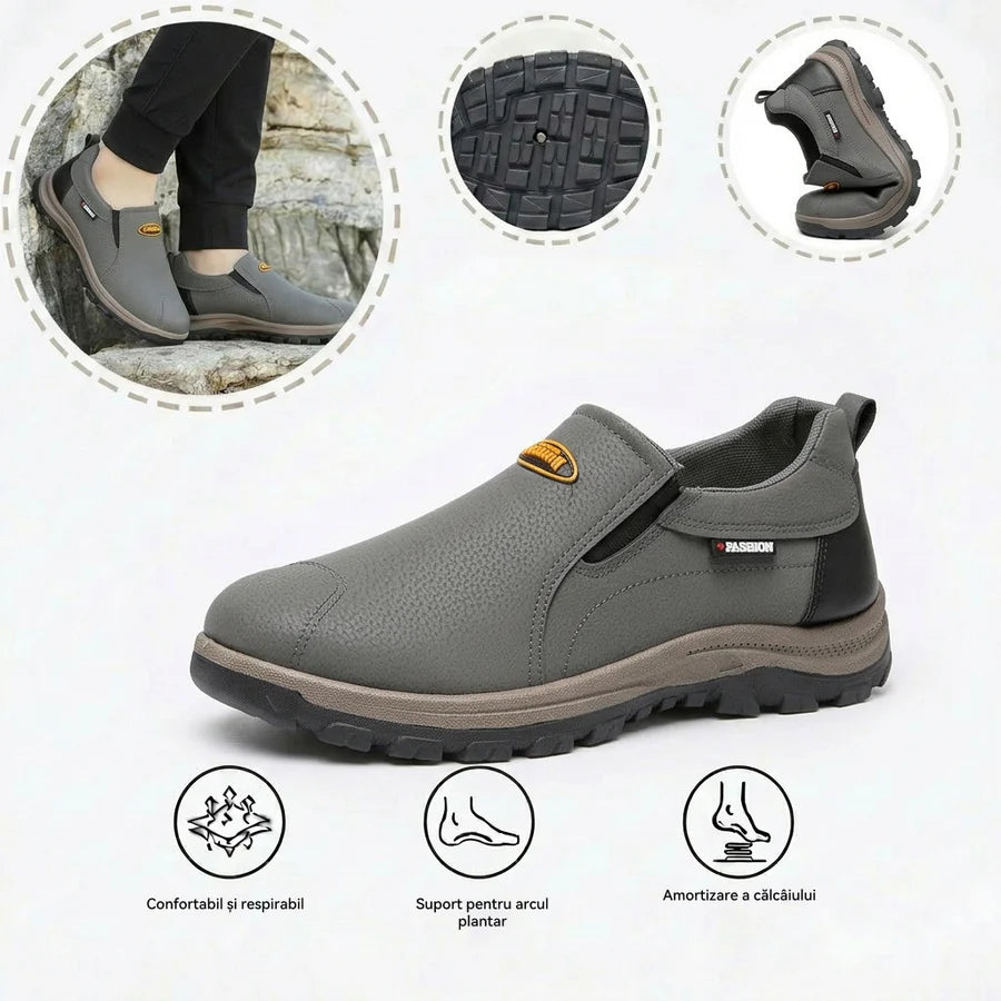 🎁Ultima zi pentru a te bucura de o reducere de 50%, nu o rata! ⏰Fabricați din piele de vițel australiană🐂Suport pentru picioare - ameliorează durerea de picioare✅Impermeabili și antiderapanți, confortabili la mers✅Eleganți și versatili.