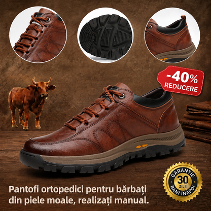 🎁Ultima zi pentru o reducere de 40%, nu ratați!⏰Fabricați din piele de vițel australiană🐂Suport pentru picioare - ameliorează durerea de picioare✅Impermeabili și antiderapanți, confortabili la mers.