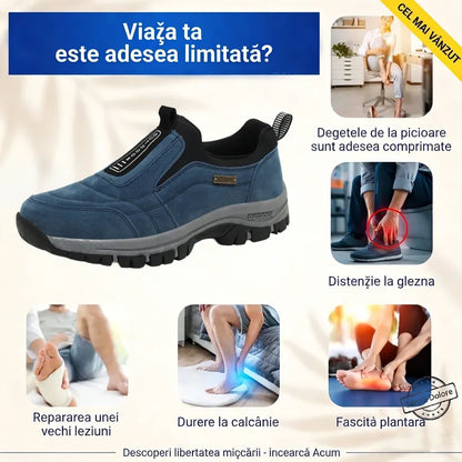 🎁Ultima zi pentru a profita de reducerea de 50%! Nu rata ocazia! ⏰ Ameliorează durerile de picioare și fasciita plantară: încălțăminte ortopedică impermeabilă și antiderapantă.