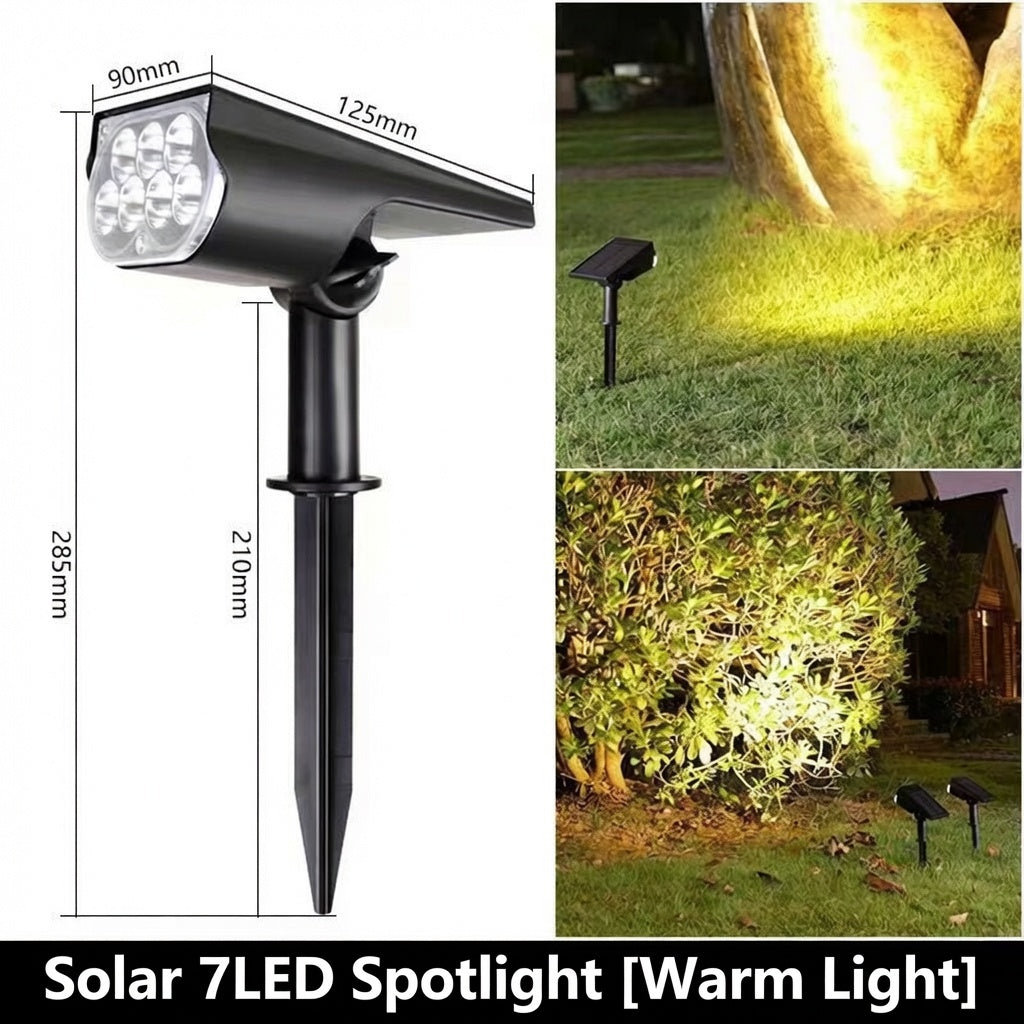 ☀️ Kültéri napelemes reflektor – automatikus világítás áramköltség nélkül, IP65 vízállóság, kert/udvar/járda megvilágítás, utánvéttel