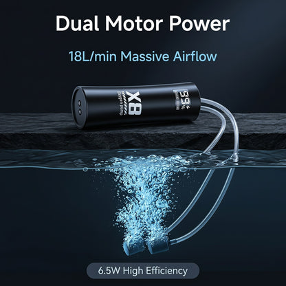 USB újratölthető halászati oxigénpumpa | FISHOXY
