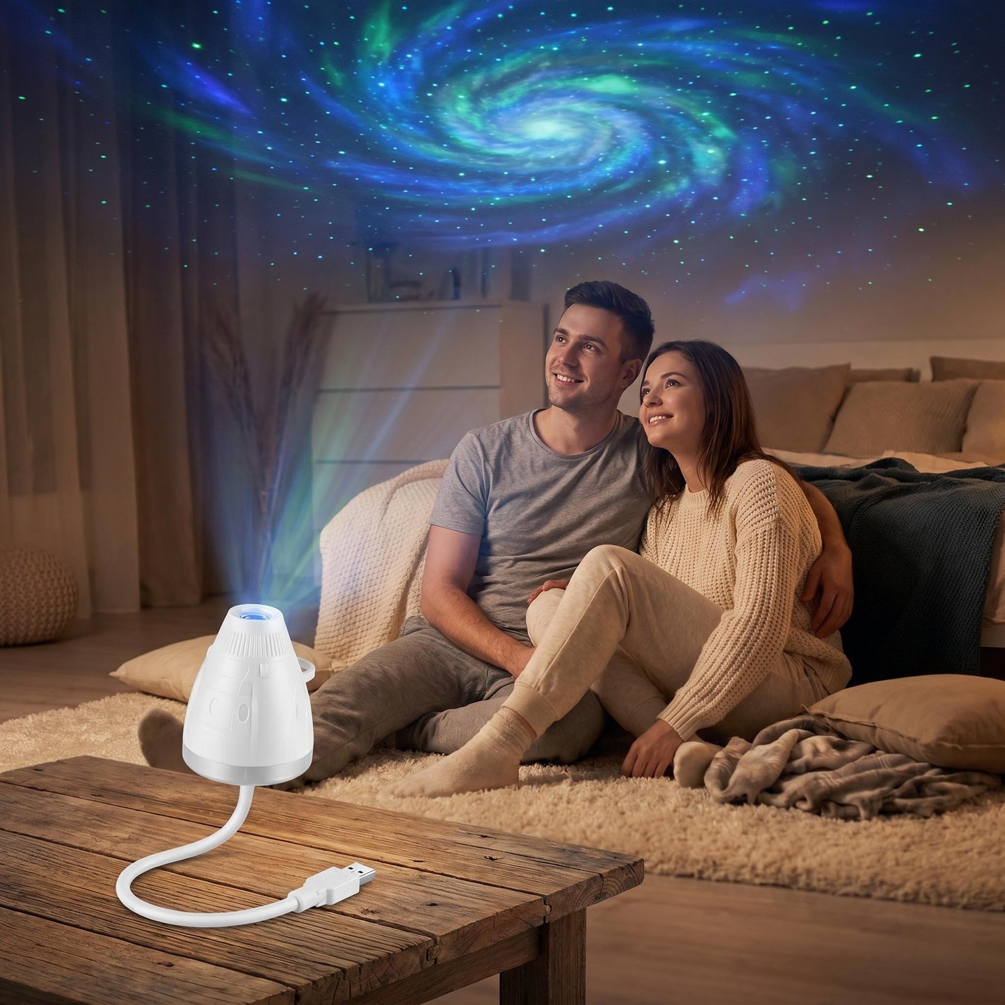 🌌Immerszív csillagászati projektor, amely hangulatot teremt a hálószobában✨