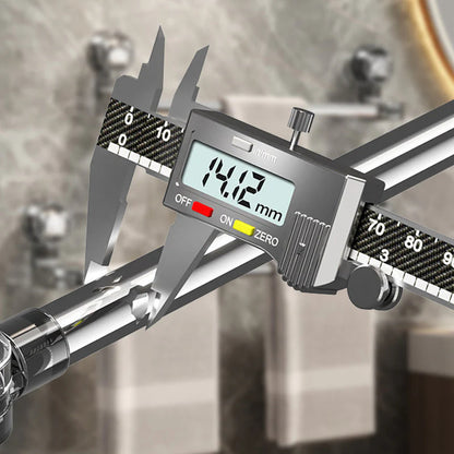🚿🔩 Állítható törülközőtartó tapadókoronggal – Fúrás nélkül · Erős tapadás · Hosszúság állítható | Fürdőszoba/konyha/bérlőknek elengedhetetlen