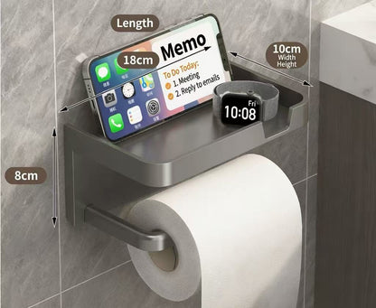 ✨💎Kedvező árú, luxus falra szerelhető WC-papír tartó (fúrás nélkül)🧻🚫🔨