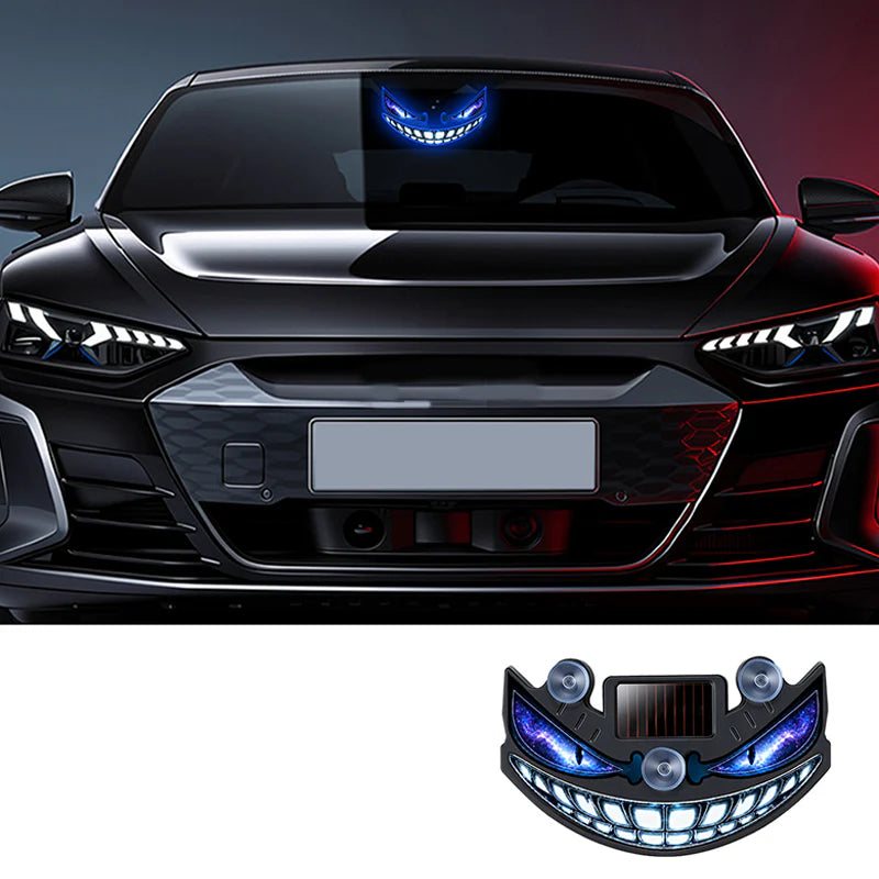 🚗✨ Napenergiával működő|Univerzális szívókorongos napenergiás autó dekorlámpa | DEVILIGHT😈