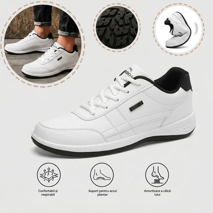 🎁Ultima zi pentru a te bucura de o reducere de 50%, nu o rata! ⏰Fabricați din piele de vițel australiană🐂Suport pentru picioare - ameliorează durerea de picioare✅Impermeabili și antiderapanți, confortabili la mers✅Eleganți și versatili.