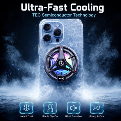 Félvezető hűtőborda okostelefonhoz RGB világítással | PHONE COOLER