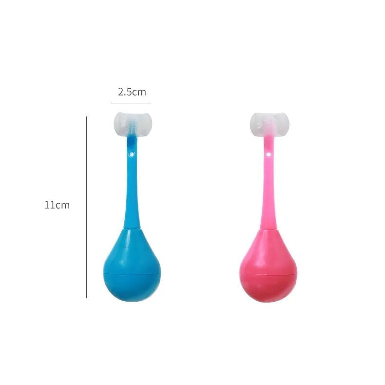 Billenő háromoldalas gyermekfogkefe | KIDBRUSH