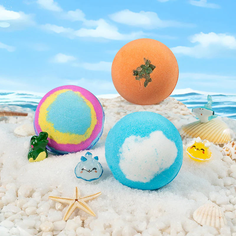 🎁🛁 12 darabos gyermekfürdőgolyó ajándékkészlet