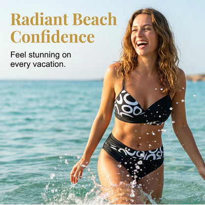 👙 Időkorlátozott 50%-os kedvezmény! ✨ Női, formázó hatású, kétrészes bikini szett