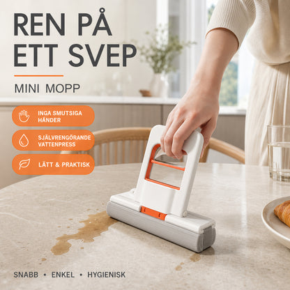 🧽 Összecsukható mini önnyomó konyhai felmosó | MINIMOP