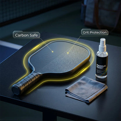 🏓 Hordozható Pickleball-ütő tisztító készlet – ✨Kímélő ütőtisztító spray szivaccsal és törlőkendővel | PICKLECARE 🎾🛡️