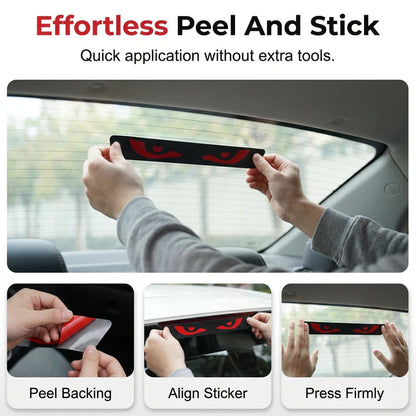 🚗 Személyre szabott féklámpák – univerzális, kreatív féklámpa-matricák – utánvéttel ✨