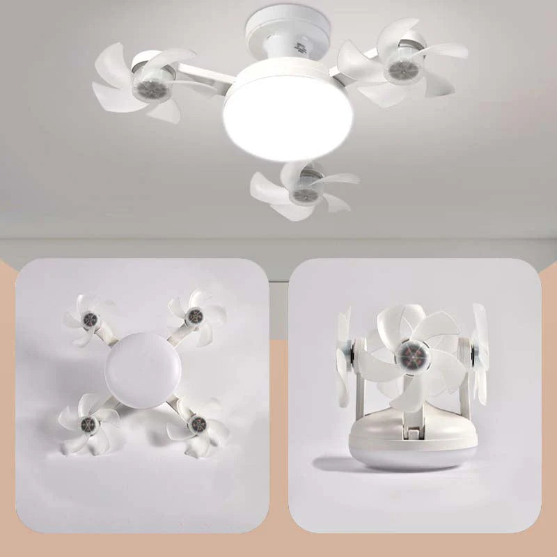 🌀 50% kedvezmény💥 LED-es világítással és távirányítóval ellátott mennyezeti ventilátor