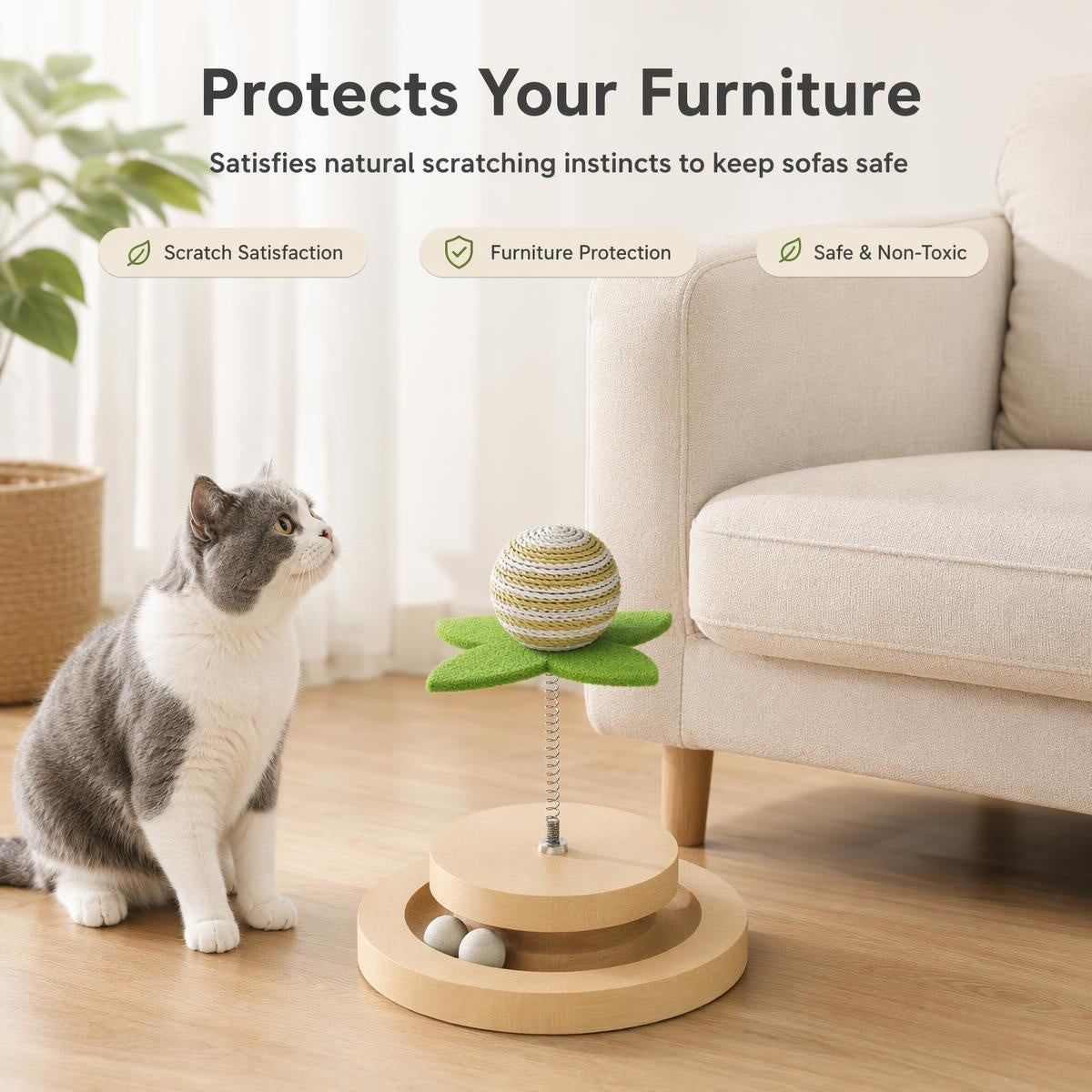 Többfunkciós interaktív macskajáték | CAT TOY