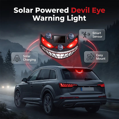 🚗✨ Napenergiával működő|Univerzális szívókorongos napenergiás autó dekorlámpa | DEVILIGHT😈