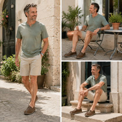 🎁Ultima zi pentru a te bucura de o reducere de 40%, nu o rata! ⏰Fabricați din piele de vițel australiană🐂Suport pentru picioare - ameliorează durerea de picioare✅Impermeabili și antiderapanți, confortabili la mers✅Eleganți și versatili.