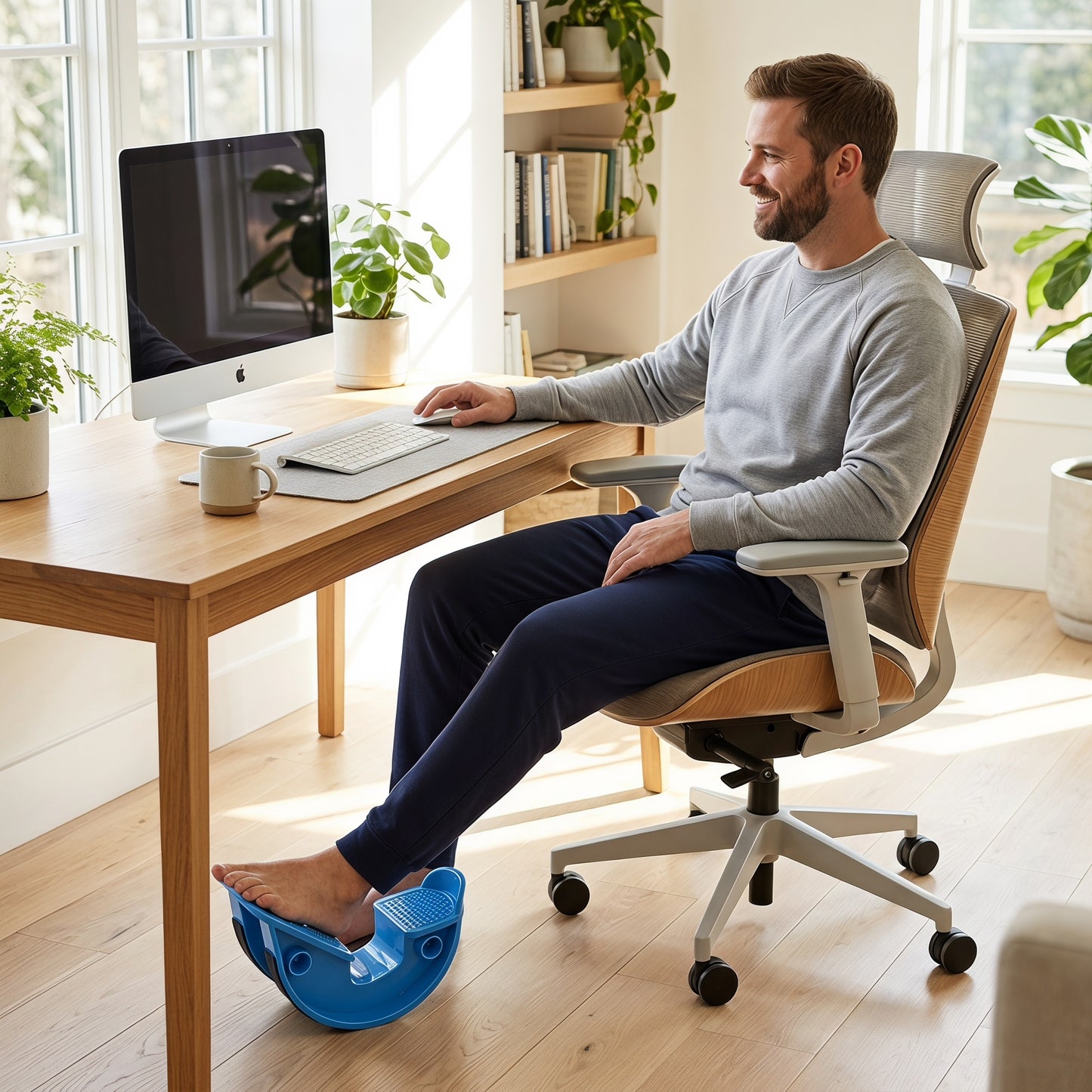 🦶 Ergonomikus hordozható lábnyújtó pad sportolók számára | STRETCHFOOT 🌿✨