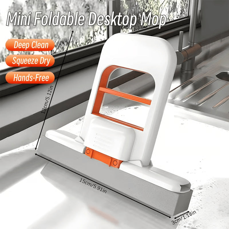 🧽 Összecsukható mini önnyomó konyhai felmosó | MINIMOP