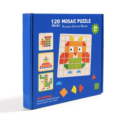 🧩 A kognitív képességek fejlesztése – színes állatmintás fa kirakós játék – utánvéttel 🦁️✨