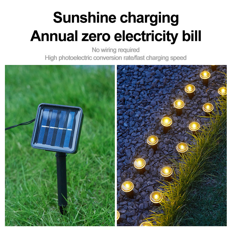 💡🌿 Napenergiával működő kerti ösvénylámpa – automatikus be- és kikapcsolás, vízálló, kiválóan alkalmas ösvényekhez, kocsibeállókhoz és teraszokhoz ✨