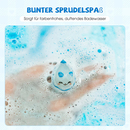 🎁🛁 12 darabos gyermekfürdőgolyó ajándékkészlet