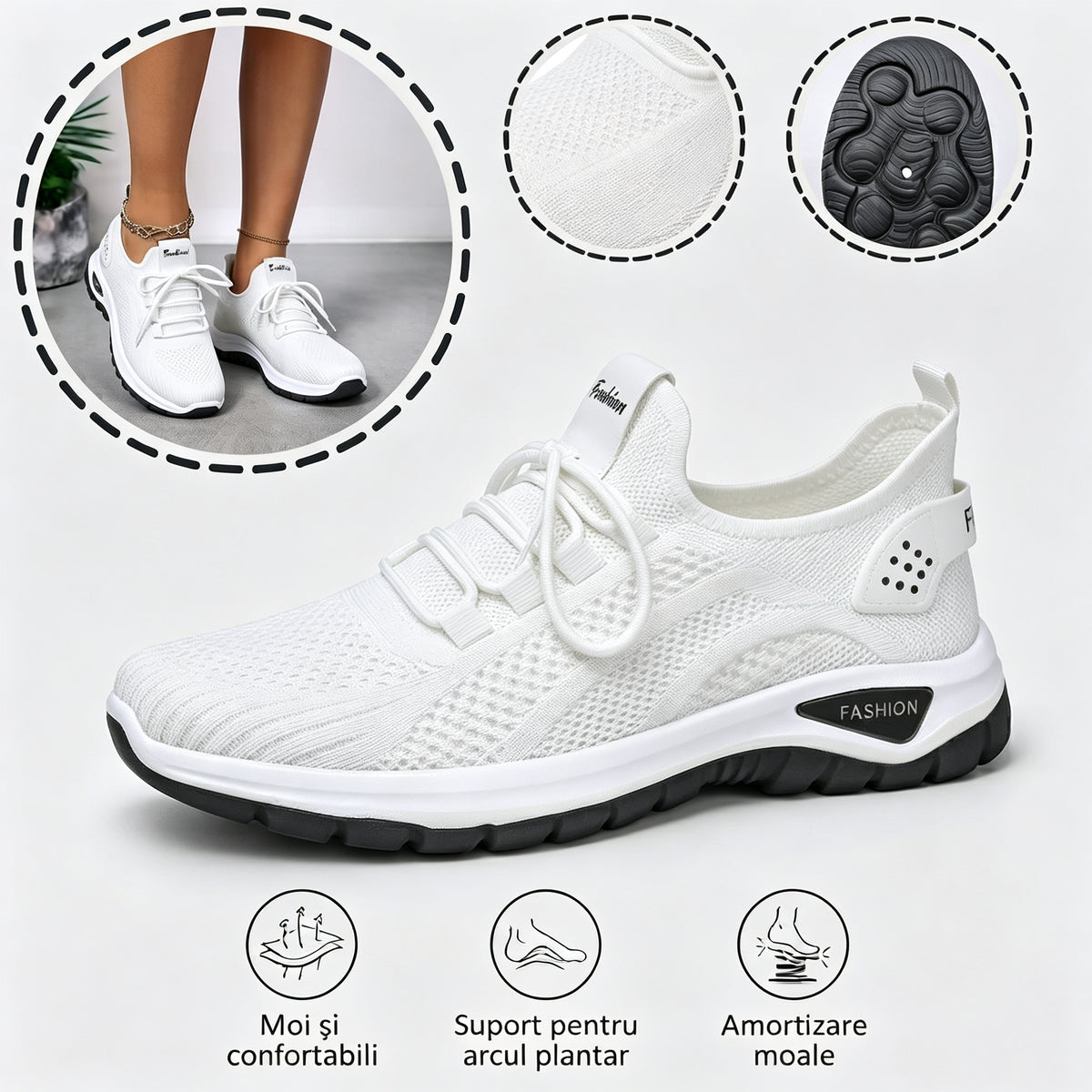 🔥Noutăți, astăzi la jumătate de preț pentru o perioadă limitată | Design ergonomic ✅Absorbție superioară a șocurilor ✅Corecție a mersului ✅Confortabile și versatile