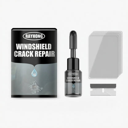 Otthoni autóüveg javító szett UV-keményedő gyantával | GLASS REPAIR KIT
