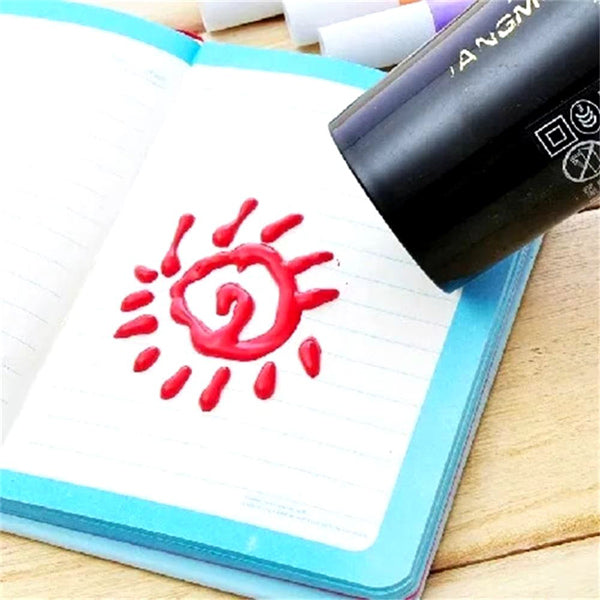 Hajszárítóval aktiválható puff rajztoll szett | PUFFPENS