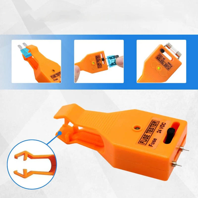 🔧⚡ 2 az 1-ben: autó biztosíték-tesztelő és biztosíték-kihúzó – gyors ellenőrzés, egyszerű csere