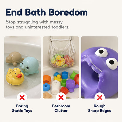Többfunkciós fürdőszobai interaktív játék BPA-mentes anyagból | BATH TOY
