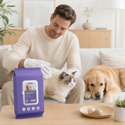Kisállat gyors tisztító kesztyű | PETCLEAN