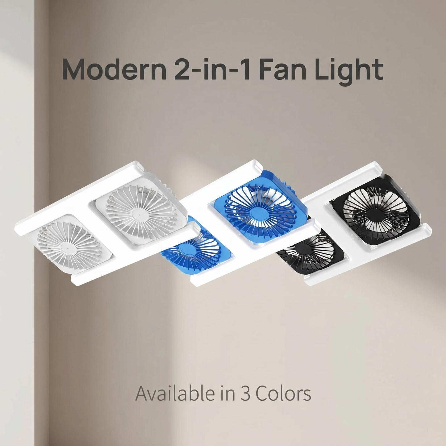 Modern 2-in-1 LED mennyezeti ventilátor-lámpa hálószobába és étkezőbe – távirányítóval ❄️💡🌀🏠