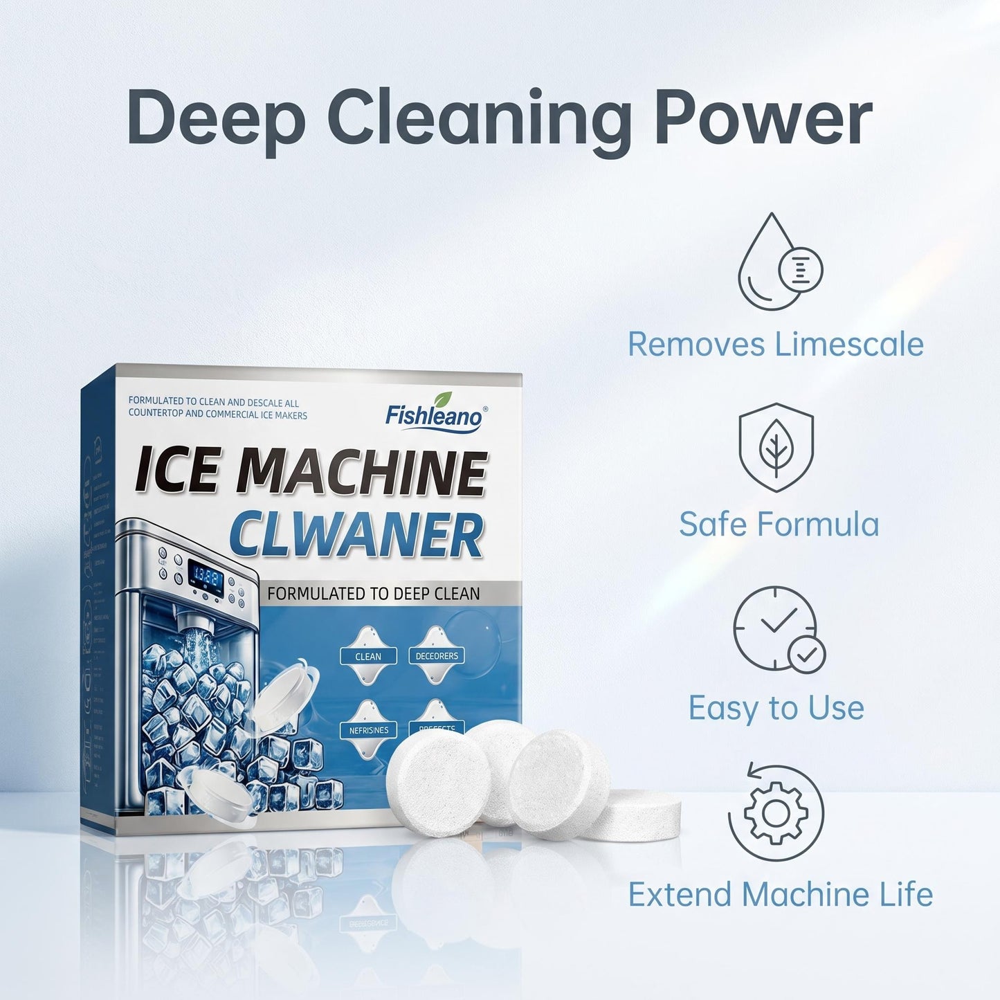 Jégkészítő karbantartó tabletta | ICLEAN