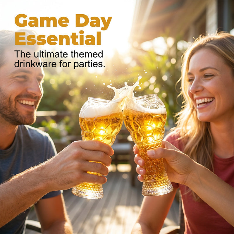 🥳2026 – Most kapható!🥳💞 Több mint 50 000 eladott darab! ⚽🍺 50%-os kedvezmény! Labdarúgó-motívumú söröspohár – 400 ml/600 ml, csúszásgátló textúrájú fogantyú, stabil talp. Tökéletes választás a mérkőzés estéjére! 🏆✨