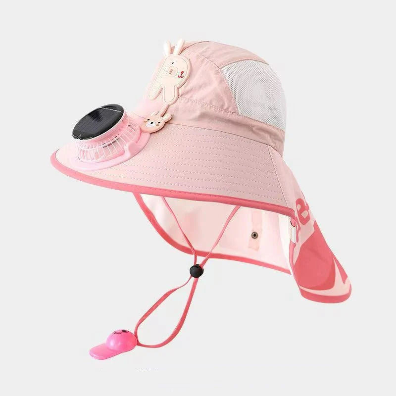 🌞👒 Napenergiával működő ventilátoros sapka – UPF50+ napvédelem + hűsítő szellőzés, a nyári szabadtéri séták „kis légkondicionálója”, utánvéttel